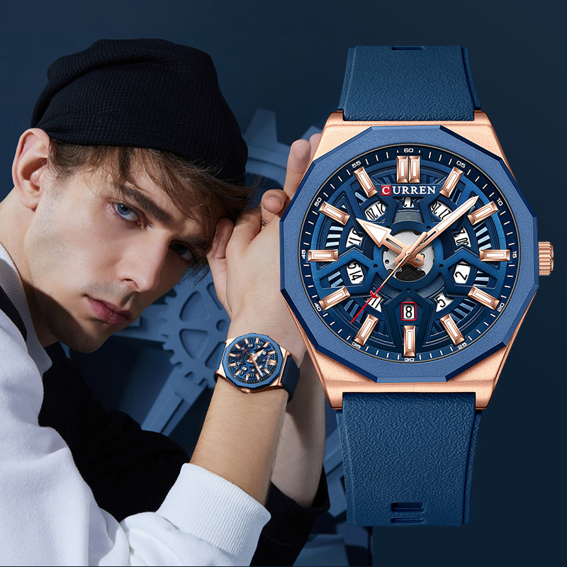 Outdoor Sports List - CURREN Gloednieuwe aanbieding Origineel herenhorloge Sport