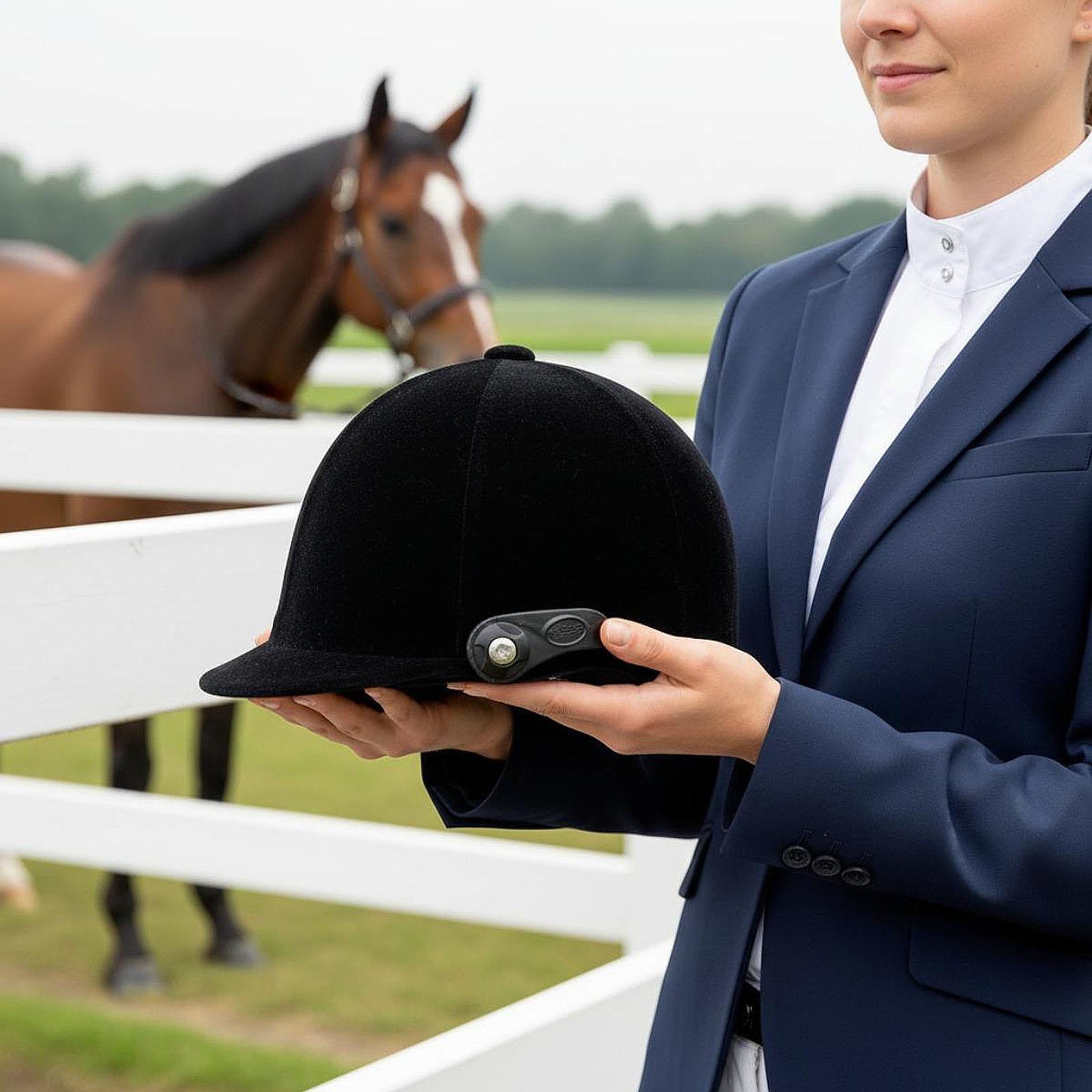 Equestrian Helmet - Slagvaste paardrijhelm met zachte voering, veilige