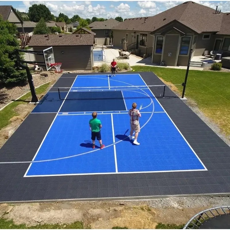 Outdoor Sport Court Tiles - Lange Garantie Pp Pickleball Court Vloertegels