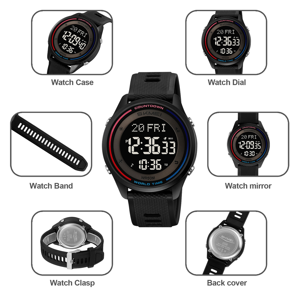 SKMEI Mode Militaire Digitale  - Outdoor Sports List recensie en prijs