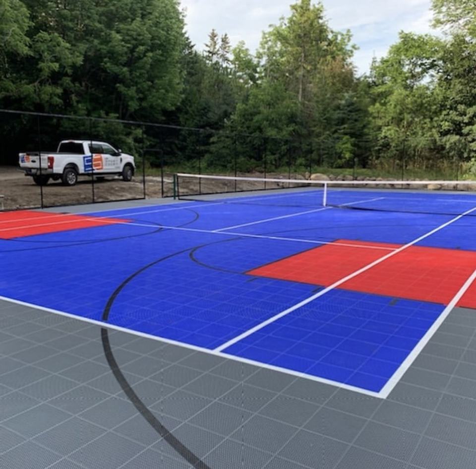 Eco-vriendelijke plastic buite - Outdoor Sport Court Tiles recensie en prijs